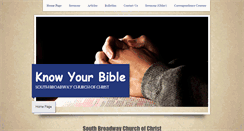 Desktop Screenshot of knowyourbible.org